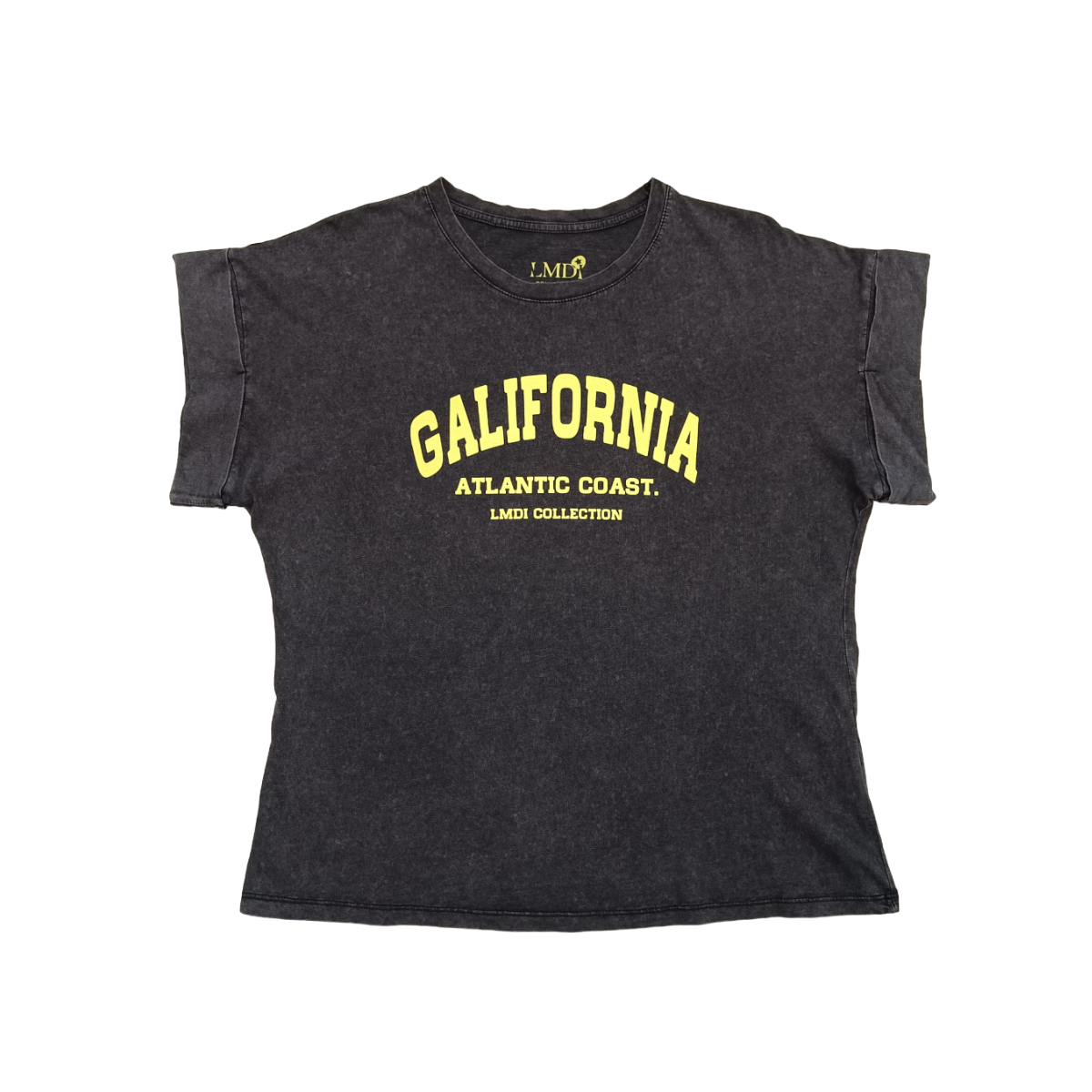 Camiseta Galifornia Atlantic Coast LMDI Collection Amarillo