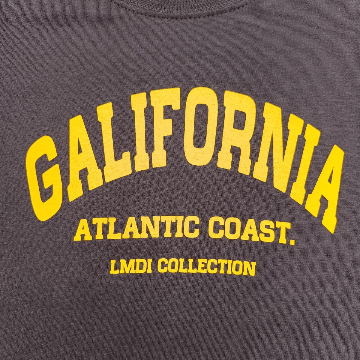 Camiseta Galifornia Atlantic Coast LMDI Collection (amarillo)