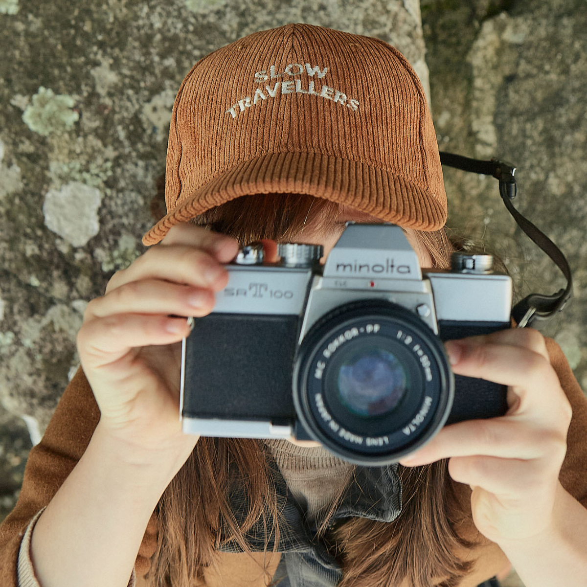 Gorra Slow Travellers Camel LMDI Collection