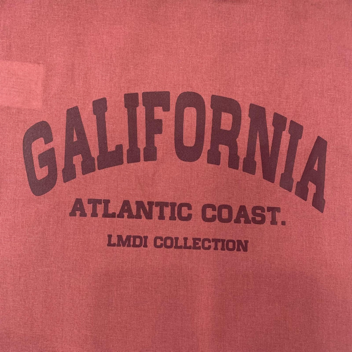 Tote bag rosa Galifornia Atlantic Coast by LMDI Collection