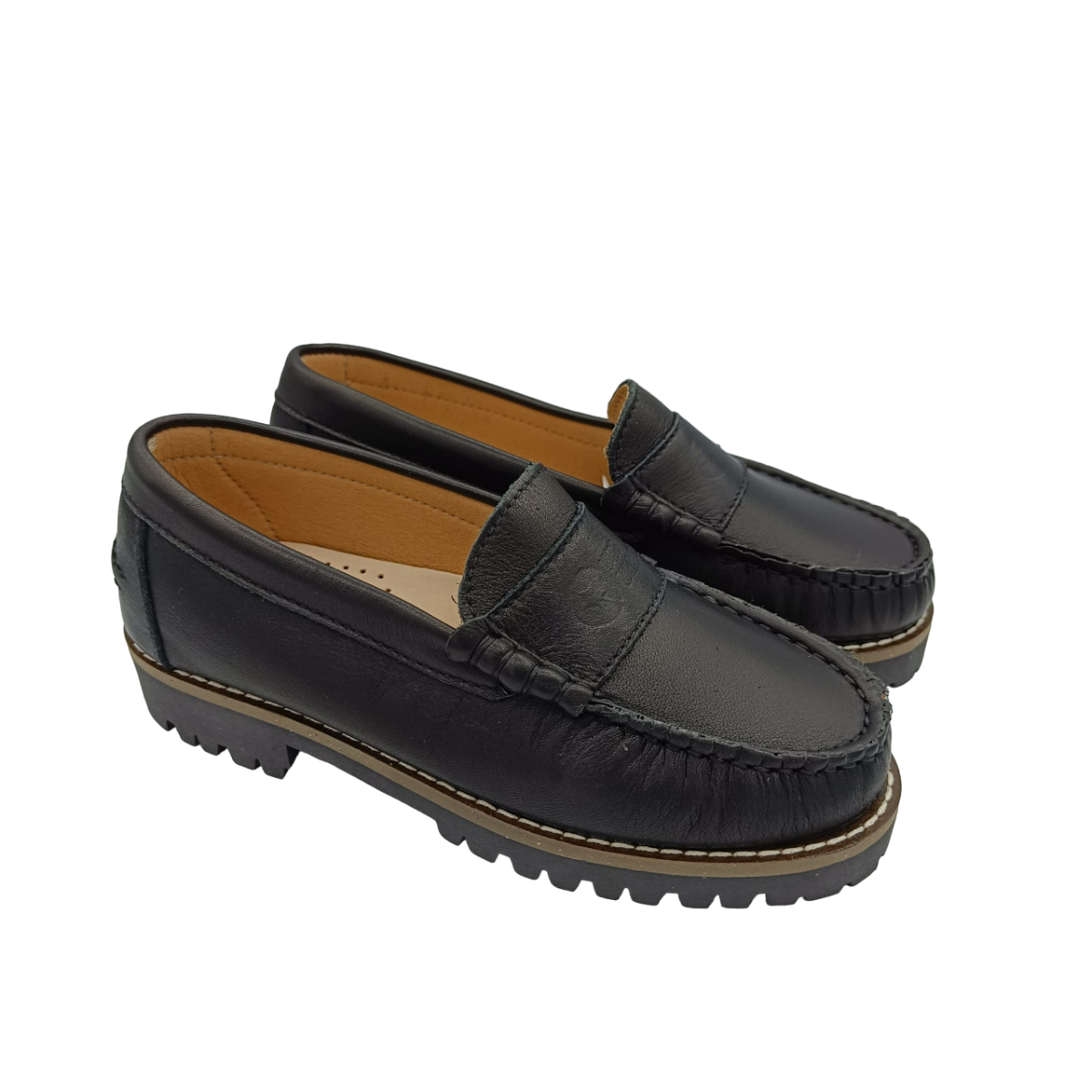 Mocasín Chunky Negro LMDI Collection