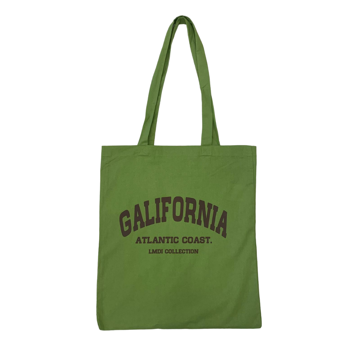 Tote bag verde Galifornia Atlantic Coast by LMDI Collection