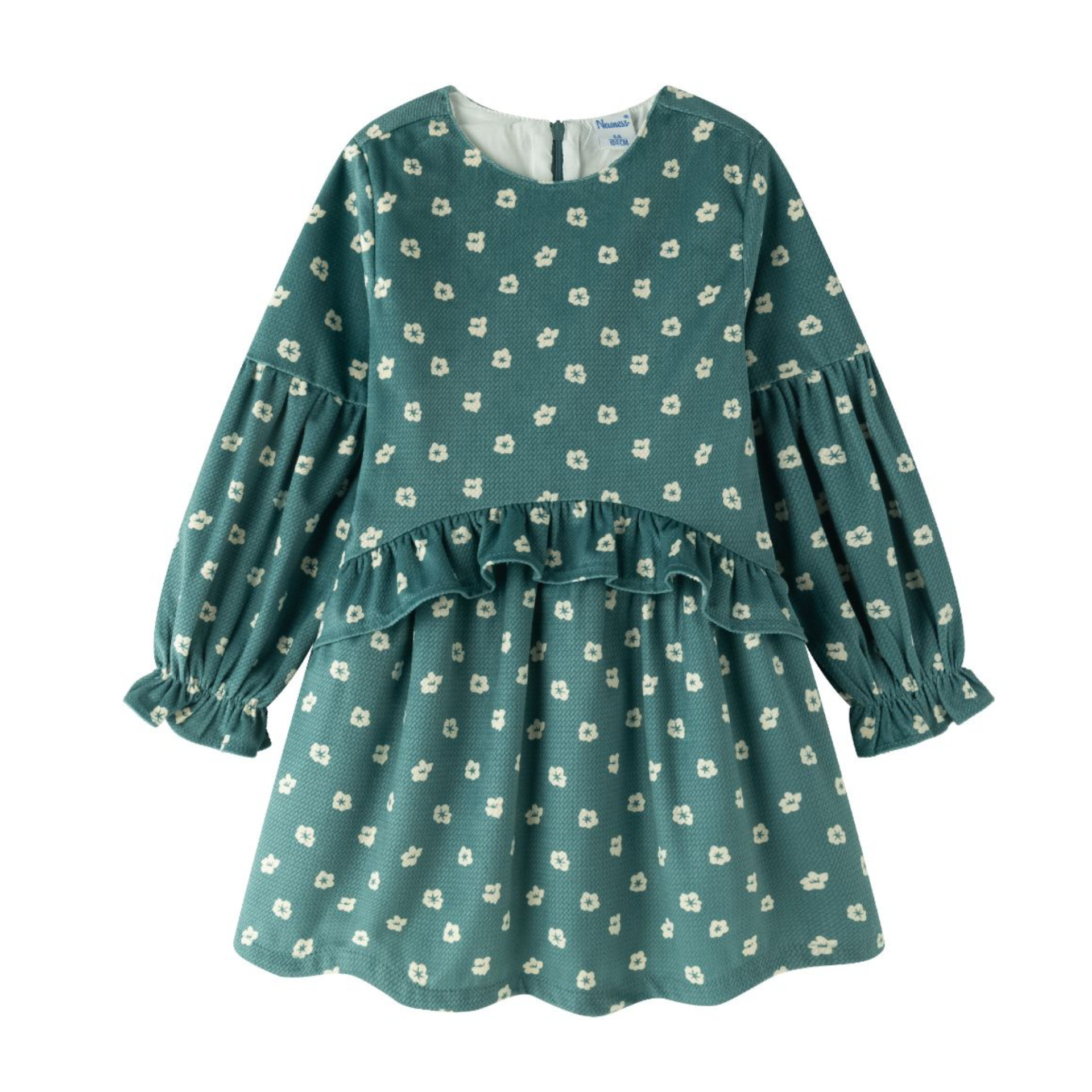 Vestido NWS flores verde