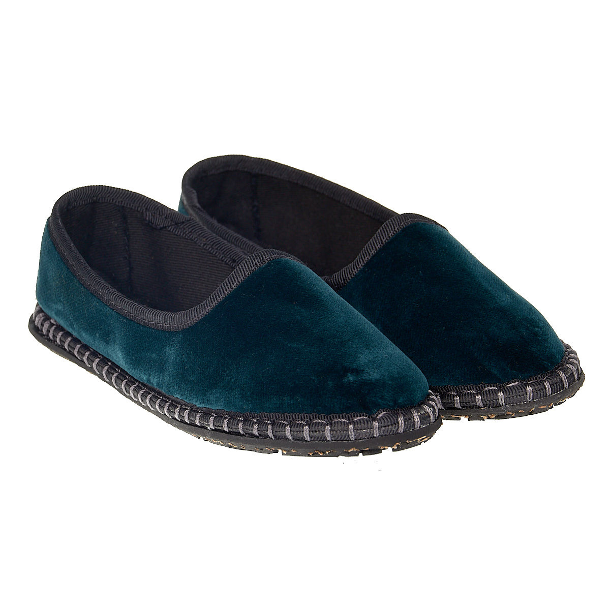 Slipper Romeo Velvet Petroleo LMDI Collection