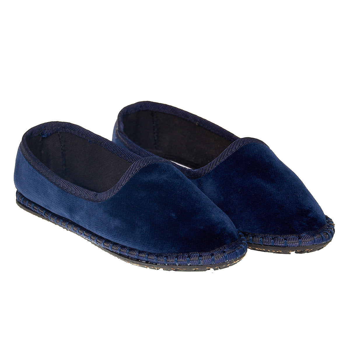 Slipper Romeo Velvet Azul LMDI Collection