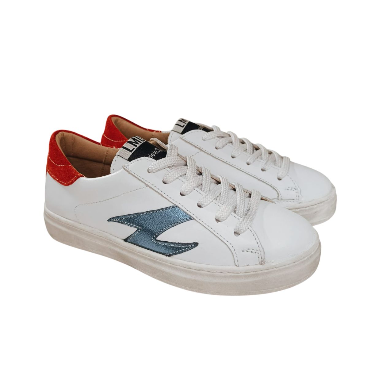 Sneaker Melide White Blue LMDI Collection